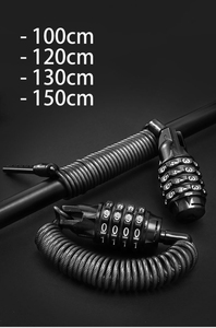 Xuntin — <span class=keywords><strong>casque</strong></span> de <span class=keywords><strong>moto</strong></span>, combinaison de 4 chiffres, haute sécurité, <span class=keywords><strong>cadenas</strong></span>, pour vélo pliable - Product Image 5