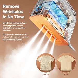 Plancha de vapor portátil de viaje, vaporera de mano con voltaje Global 100-240V para planchas eléctricas de ropa - Product Image 6