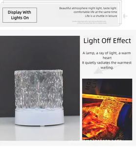 Wholesale Modern Kids Night Light Plug-in with Star Projector, <b>Bedside</b> <b>Lamp</b> for Nursery, Bedroom Safety - Product Image 2