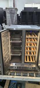 Hai cửa kính hiển thị mát tủ lạnh Thép không gỉ Nhà được xây dựng trong tủ rượu - Product Image 4