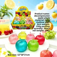 Bestseller transfrontalier : Jouet à presser anti-stress en caoutchouc de haute qualité, design pomme maltose, à rebond lent, idéal pour les farces 14