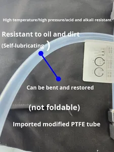 เกจวัดระดับแบบท่อ PFA ชนิดดัดแปลง PTFE นำเข้า ทนอุณหภูมิสูง ทนกรดด่างสูง ผลิตจากสแตนเลส 304/316 ทนความร้อนสูง - Product Image 2