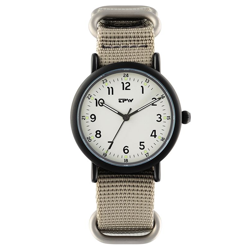 新款男士运动手表尼龙表带日本机芯石英表 - buy men quartz watch