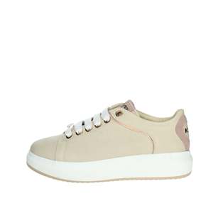 Baskets tendance en toile beige Keys Donna K-9002 - Product Image 1