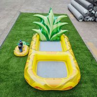 Flotteur gonflable de piscine d'ananas pour adultes chambre à air de bain flotteur de piscine de fruits lit de natation tube de flotteur de piscine 67 pouces