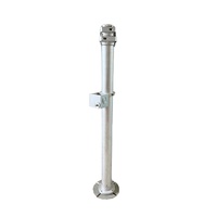 Mât télescopique autobloquant avec câble interne pour antenne, caméra, télécommunications, éclairage, poteaux, tuyau en aluminium