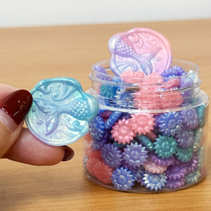 Perles de cire à cacheter multicolores 150 pièces, forme tournesol irisée effet aurore, pour emballage cadeau et sceau - Product Image 5