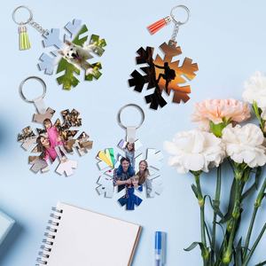 Adornos navideños impresos por sublimación, espacios en blanco, MDF, transferencia de calor a granel, productos de adorno conmemorativo, modelo LS428 - Product Image 6