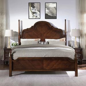 Modernes, verstellbares Luxus-Massivholzbett in King- und Queen-Size mit Mahagoni-Rahmen, elegantes, zeitgenössisches Design für Zuhause oder die Wohnung - Product Image 2