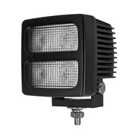 Projecteur de travail LED 80W pour chariot élévateur, 7200lm, pour construction, tracteur, exploitation minière, 12V 24V 48V, IP68, 10-60V DC, faisceau large et spot, industriel, robuste