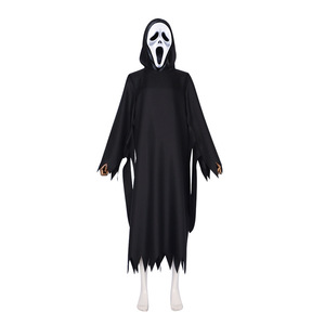 ชุดคอสเพลย์ Ghostface Scream 6 ผ้าโพลีเอสเตอร์ ชุดคลุมสำหรับงานปาร์ตี้ฮาโลวีน ชุดภาพยนตร์สยองขวัญ - Product Image 1