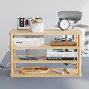 Organizador de Escritorio para Estudiantes con Estante de Escritorio, Estante de Gestión de Archivos de Oficina para Almacenamiento de Libros, Bandejas para Archivos, Categoría de Producto - Product Image 6