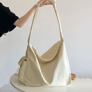 Custom Women <b>Nylon</b> Shoulder Bag Soft Hobo <b>Tote</b> Bag Large Capacity Casual Fabric Handbag Luxury with Small Pouch OEM ODM - Product Image 1