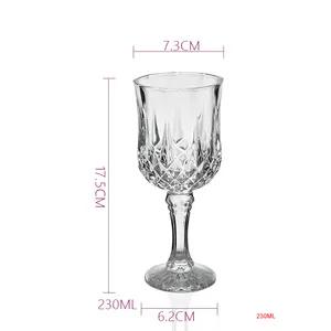 Ensemble <span class=keywords><strong>de</strong></span> verres à vin et à <span class=keywords><strong>champagne</strong></span> en <span class=keywords><strong>forme</strong></span> <span class=keywords><strong>de</strong></span> diamant transparent royal pour les faveurs <span class=keywords><strong>de</strong></span> mariage, les fêtes et la maison - Product Image 1