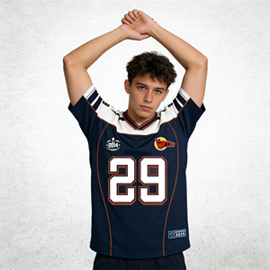 Camisetas de fútbol personalizadas al por mayor OEM, estilo atlético para entrenamiento, para adultos/jóvenes, de malla, para la Copa de Fútbol Universitario - Product Image 5