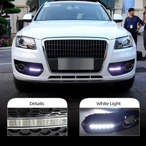 ไฟเดย์ไลท์ LED DRL 1 คู่ สำหรับรถยนต์ <span class=keywords><strong>Audi</strong></span> <span class=keywords><strong>Q5</strong></span> ปี 2010 2011 <span class=keywords><strong>2012</strong></span> 2013 ใช้เป็นไฟส่องสว่างกลางวัน ไฟเตือน และไฟตัดหมอก - Product Image 1