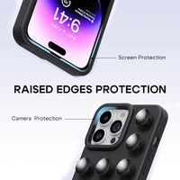 Coque antichoc en silicone souple couleur bonbon Heybingo la plus vendue avec ventouse et sangle pour iPhone 17 Pro Max