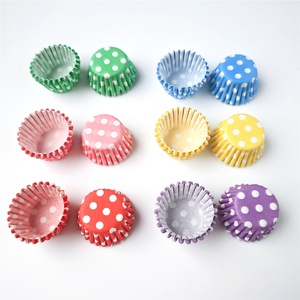1000 piezas coloridas Mochi Cupcake Baking Liners-Vasos de papel a prueba de grasa para Snow Skin Mooncakes, Muffins y Mini Cakes - Product Image 5