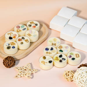 Bougies chauffe-plat en cire de soja en gros, sans fumée, écologiques, biologiques, petites, pour le yoga et la méditation, la décoration intérieure et les fêtes - Product Image 4