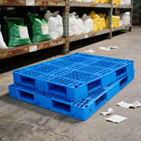 Palettes de grille double face en plastique, 1200*1100*150mm, utilisées pour les entrepôts de supermarchés et les palettes industrielles surélevées en usine