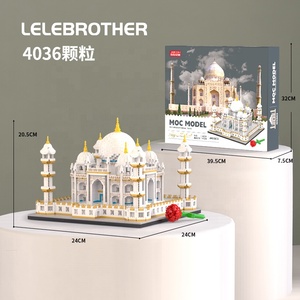 Bloques de Construcción Personalizados Lele Brother, Arquitectura del Taj Mahal, Mini Bloques de Construcción, Rompecabezas 3D, Ladrillos de Píxeles, Modelo de Juguete, Escala 1:100, 4036 - Product Image 6