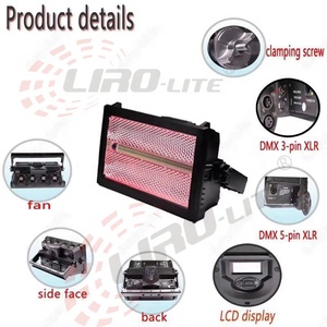 Atomic 3000W <span class=keywords><strong>LED</strong></span> RGBW DMX Etapa Luz estroboscópica DJ Disco Dance Party Intermitente Efecto de lavado <span class=keywords><strong>Bar</strong></span> Efecto estroboscópico Iluminación - Product Image 2