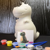Dinosaure en plastique blanc non toxique personnalisé, fait main, peint à la main, styles multiples, art créatif, cadeau d'entreprise, Noël