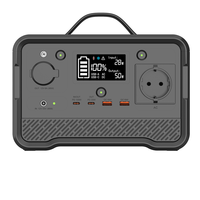 Station d'alimentation portable 350W 297.6WH, batterie externe, panneau solaire pour le camping, les voyages et la sauvegarde