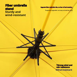 Parapluies classiques à manche, 27 pouces, 8 baleines, super résistants au vent, tissu pongé 190T, imperméables, ouverture automatique, impression personnalisée, parapluie de golf - Product Image 2