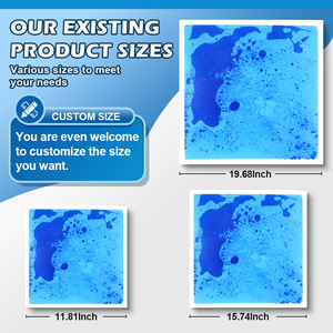 Il nuovo tappetino sensoriale squeeze per stanze sensoriali autistiche alleviano le piastrelle del pavimento liquido sensoriale quadrato con luce notturna - Product Image 2