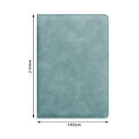 Carnet en cuir à couverture rigide avec pinceau doux en laine PQ, coffret cadeau premium, essentiels scolaires, ensemble cadeau personnel, fournitures scolaires