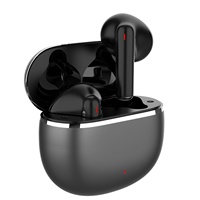 Earbud Nirkabel Paling Hemat Biaya dengan Sistem Master-Slave, Earphone In-Ear untuk Olahraga Lari, Tahan Air, Pengisian Daya Tipe-C