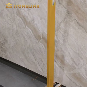 Mármol Aida Premium, Losa de <span class=keywords><strong>Piedra</strong></span> Natural Neutra, Vetas Crema Elegantes, Versátil para Proyectos de Diseño de Interiores y Exteriores - Product Image 5
