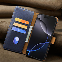 Étui Portefeuille Magnétique en Cuir Style Livre pour iPhone 15 Pro Max 14 13 12 et Samsung S24 Housse Téléphone avec Porte-Cartes