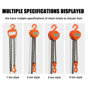 Factory Price High Quality <strong>Manual</strong> Hand Operated Chain <strong>Hoist</strong> 1 Ton Portable <strong>Manual</strong> Lifting Block - Product Image 6