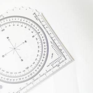 Righello coordinato quadrato UTM/MGRS da 10,5 cm e goniometro con varie scale per lettura mappe e navigazione all'aperto - Product Image 5