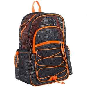 Sac d'école en maille avec logo personnalisé, léger et respirant - Product Image 2
