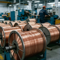 Cable Flexible de Alta Aislación del Fabricante, de Cobre Puro Sólido y Trenzado, para Calefacción Industrial y Construcción en Altura/Baja Altura