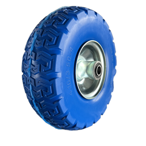 4,<span class=keywords><strong>10</strong></span>/3,50-4 Rueda de espuma de PU sólida Neumático de poliuretano de <span class=keywords><strong>10</strong></span> pulgadas Nuevas ruedas planas a prueba de pinchazos para carretilla Trolley <span class=keywords><strong>Dolly</strong></span> - Product Image 5