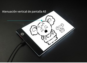 Venta directa de fábrica de China A2 A3 A4 A5 tablero digital de cómic de dibujo con luz Led buenas herramientas de dibujo para niños bocetos de animación - Product Image 6