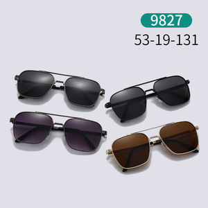Men's Ultralight Metal Frame <b>Aviator</b> <b>Sunglasses</b> UV400 Class 2 For Travel Parties And Driving - Product Image 3