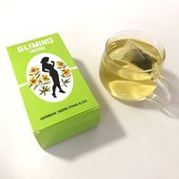 Thé minceur en poudre aux herbes allemandes (Thaïlandaises) & Co. pour femmes adultes – Résultats avant et après la consommation