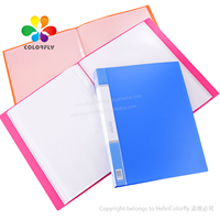 Nouveauté en papeterie, classeur en plastique coloré, impression colorée, classeurs en PVC, logo personnalisé, articles de papeterie pour les écoles
