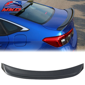 เหมาะสำหรับ Honda Civic รุ่นที่ 11 ซีดาน 4 ประตู ปี 2022-2026 สปอยเลอร์หลังทรง IKON ลายคาร์บอนไฟเบอร์ - Product Image 1