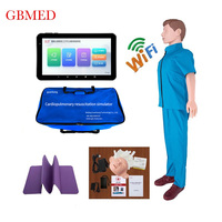 Mannequin de formation RCP sans fil de 8 pouces pour l'entraînement corporel complet, avec logiciel informatique pour les écoles et les formations médicales