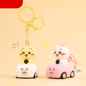Llavero Japonés Adorable Estilo Anime, Figura 3D de Chiikawa, Coche de Juguete Usagi <span class=keywords><strong>Hachiware</strong></span>, Colgante para Mochila de Estudiante, Regalo de Dibujos Animados - Product Image 5