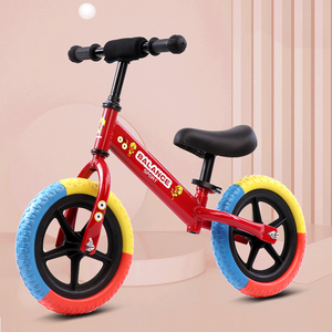 Pedali normali per bambini in alluminio materiale forcella in alluminio per bambini piccoli che imparano a camminare per la prima volta con la bici a spinta senza pedali - Product Image 1