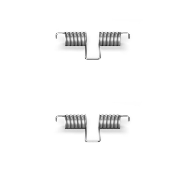 Custom Double Torsion Springs Metal Detector Parts Stainless Steel Torsion Spring 2mm for Agriculture