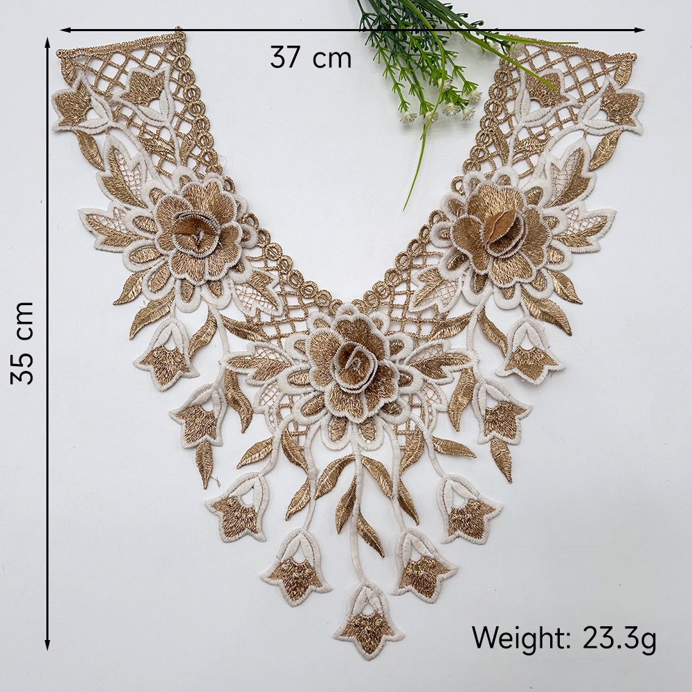 37cm-golden white