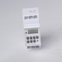 Interruptor Temporizador Digital Electrónico Profesional Mini, Programable Semanalmente, Impermeable, con Pantalla LCD Grande de 24 Horas